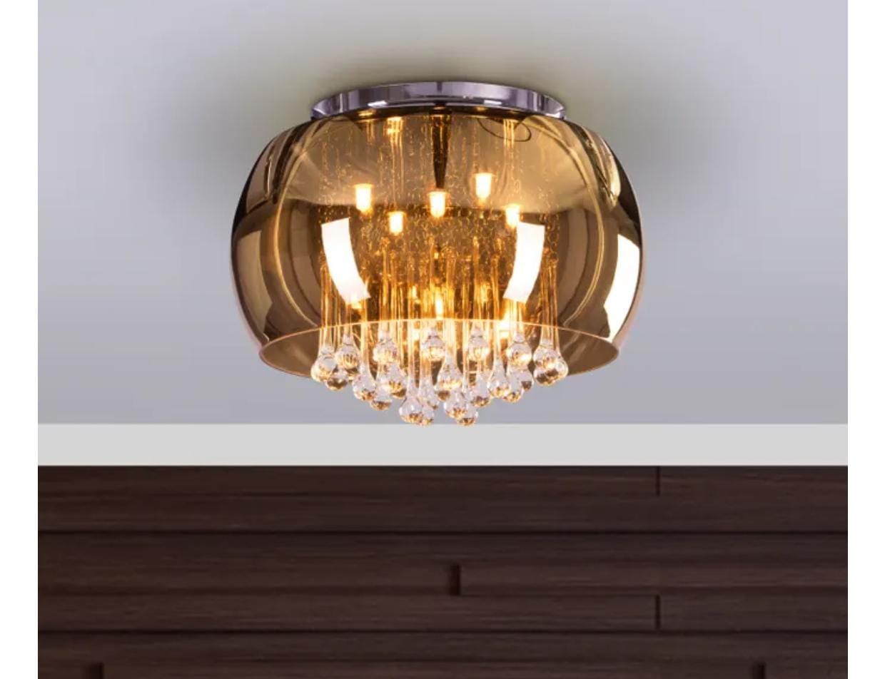 Enchanted Gold Ceiling Chandelier